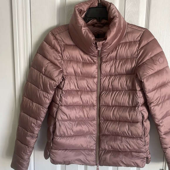 Save The Duck Elsie Short women’s Pink Puffer jacket - Picture 5 of 17